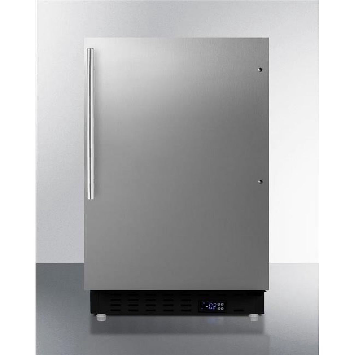 24 in. Built-In All-Freezer, Stainless Steel & Black S8855