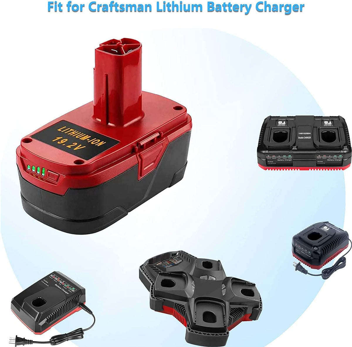 2Pack 19.2 Volt 6.0Ah Lithium ion Battery X16555
