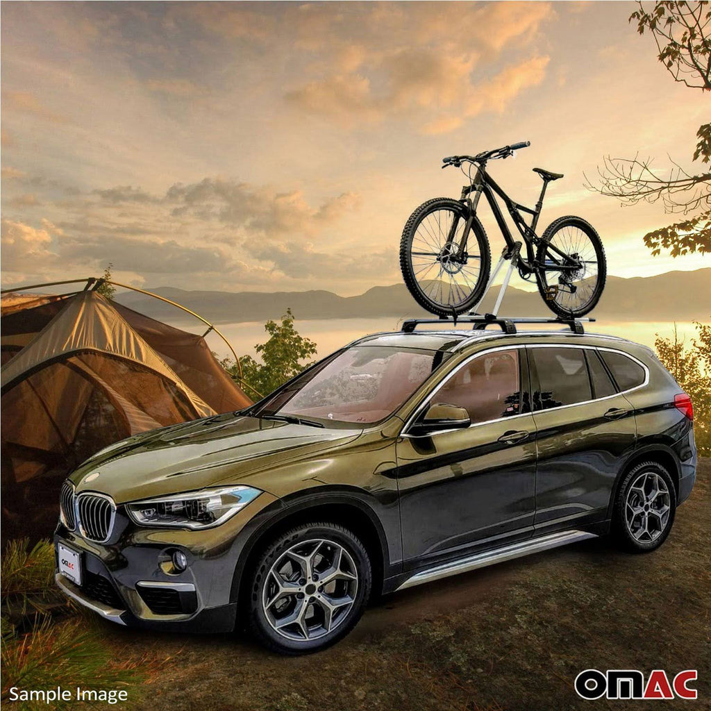 Aluminium Silver Roof Bike Carrier Rack E828