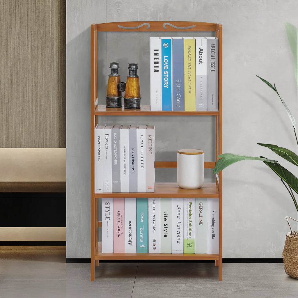 Bamboo 3 Shelves Adjustable Bookshelf R966