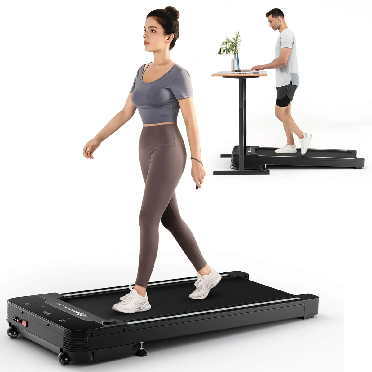 1HP Under-Desk Walking Treadmill F46240