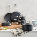 Hard Anodized Ceramic Nonstick 10-Piece Cookware Set S610