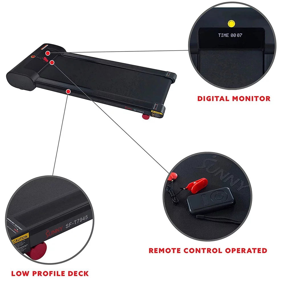 Under Desk Treadmill with Remote Control M3405
