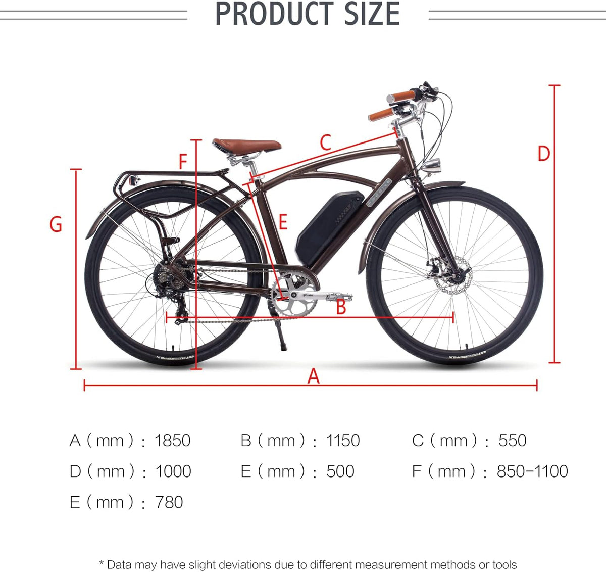 28 500W Electric Bicycle with 48V 12.8Ah Removable Battery J9852
