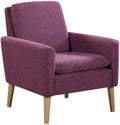 Purple Fabric Accent Chair O4847