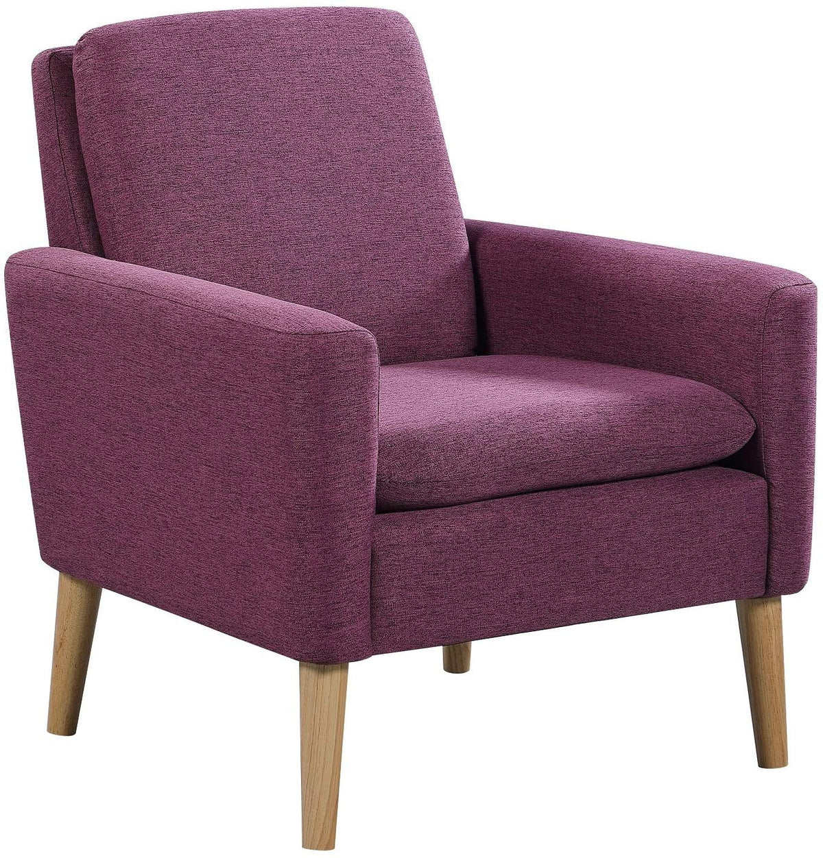 Purple Fabric Accent Chair O4847