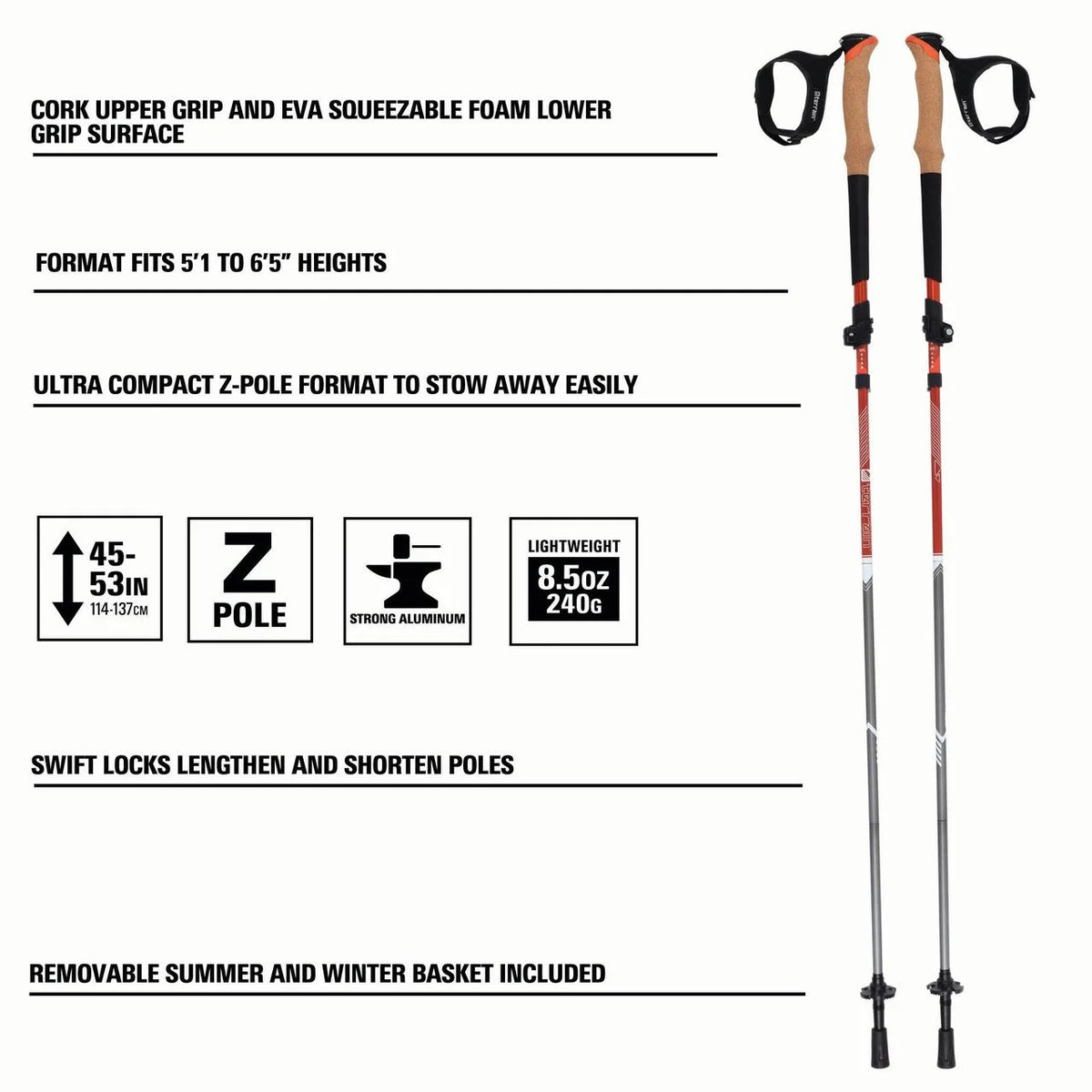 Aluminum Trekking Poles I143