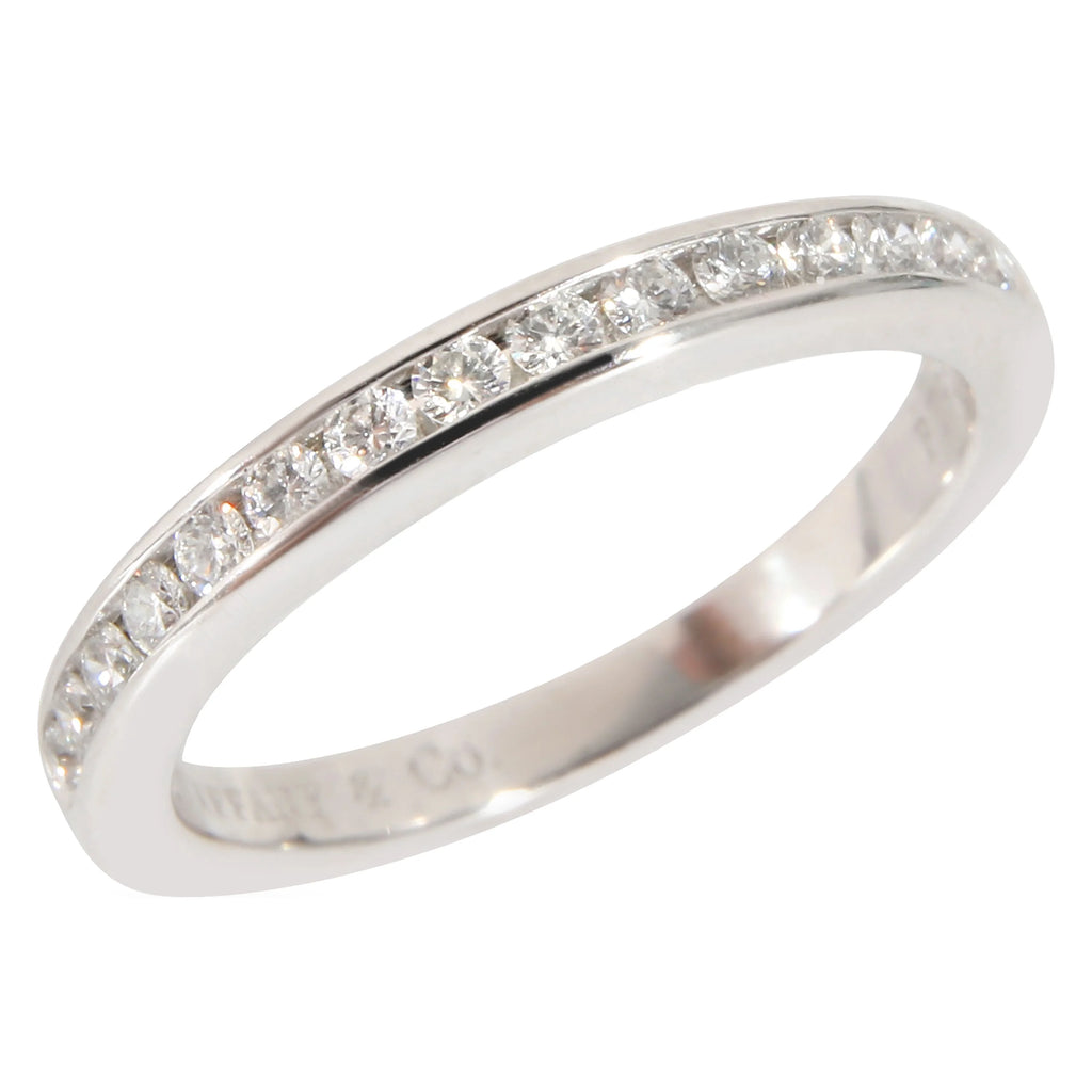 Platinum Wedding Band 0.24 CTW Pre-Owned I48798