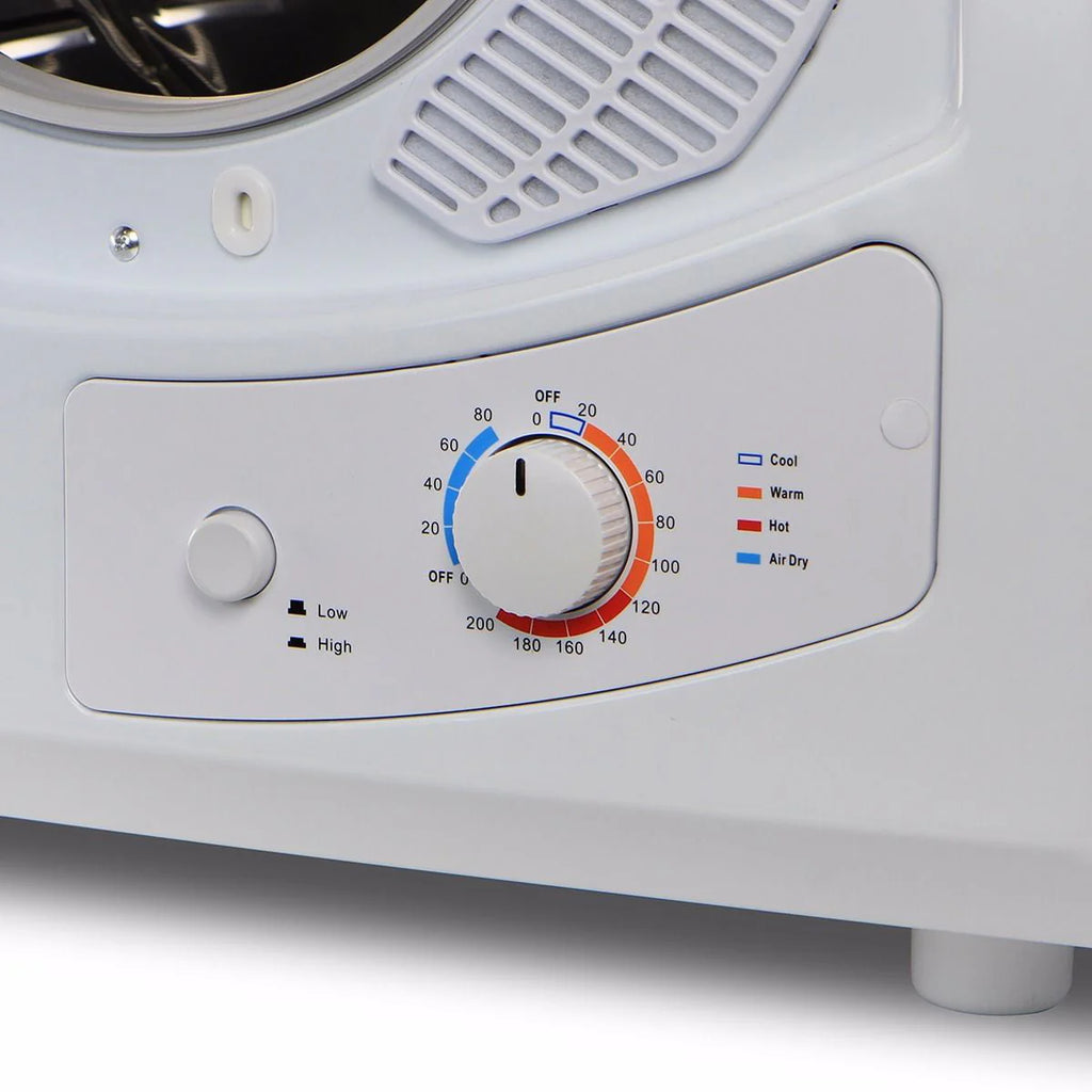 White Electric Compact Front Load Laundry Dryer Z71274