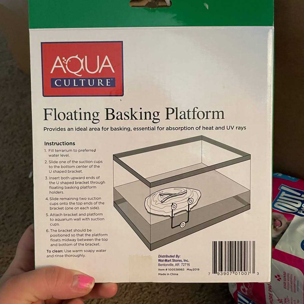 Floating Basking Platform for Reptiles and Amphibians Z387693