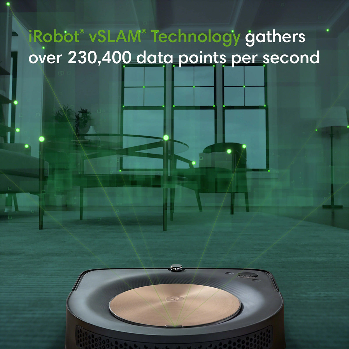 Wi-Fi Connected Self-Emptying Robot Vacuum W3830