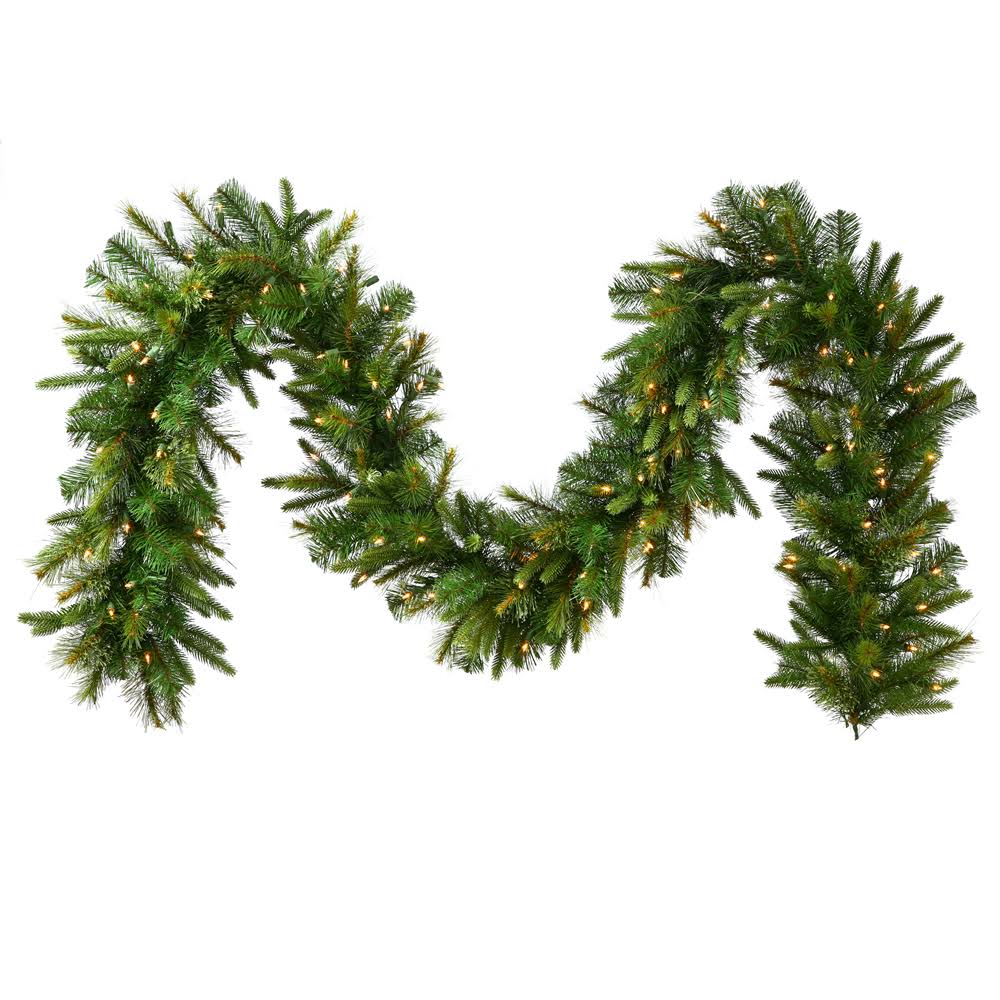 50' Cashmere Garland with 550 Clear Lights N9938