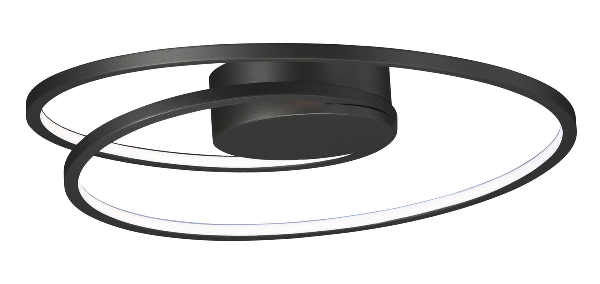 Black LED Flush Mount X113