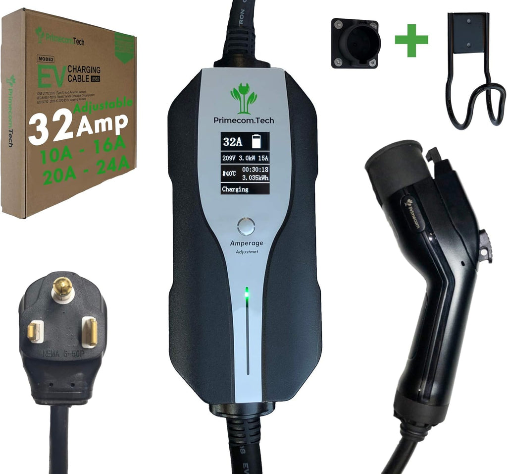Level 2 Electric Vehicle Charger with 30 Ft Cable H103012