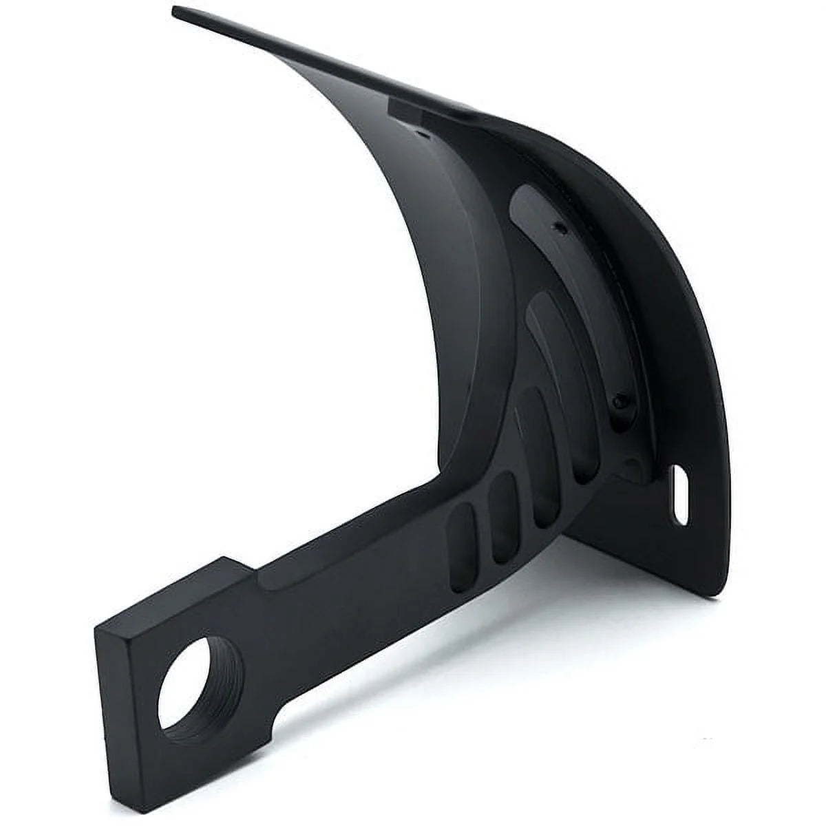 Black Vertical Axle Mount Motorcycle Plate Holder L19577