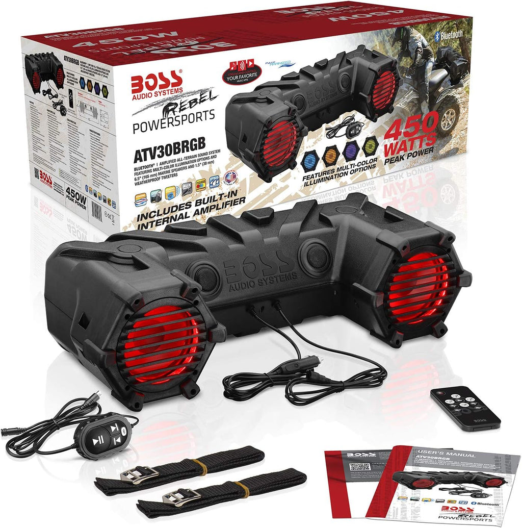 Weatherproof Sound System with 6.5 Inch Speakers and Bluetooth X45855