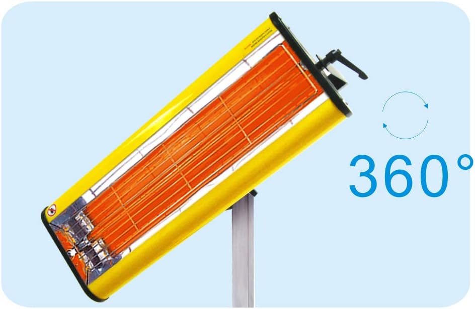 Infrared Paint Curing Lamp with Stand 1050W E810