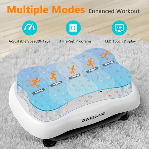 Vibration Plate Exercise Machine with 120 Speeds U737