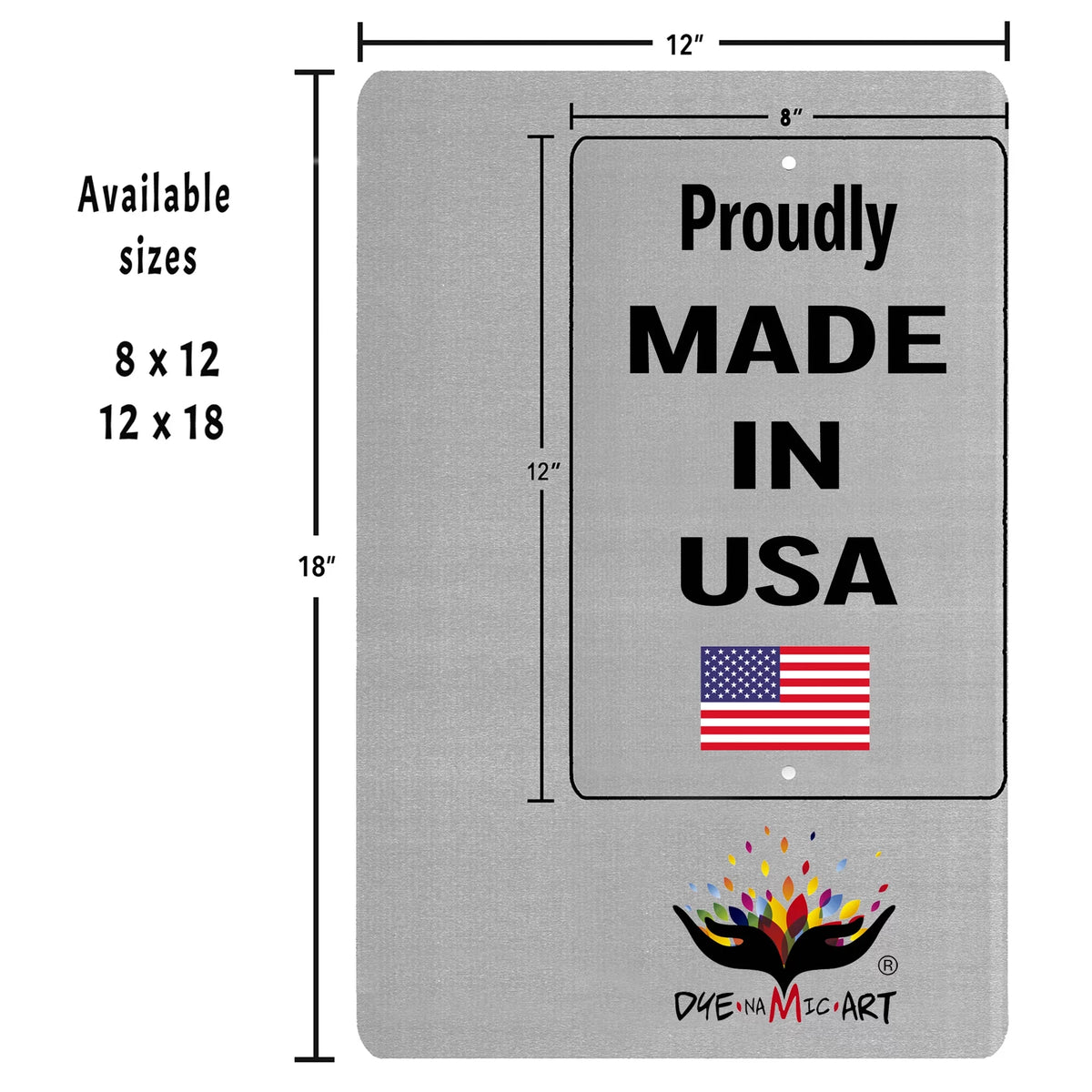 Metal Sign 12x18 Q32014