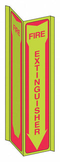 Fire Extinguisher Sign, 18 x 7-1/2in Z717