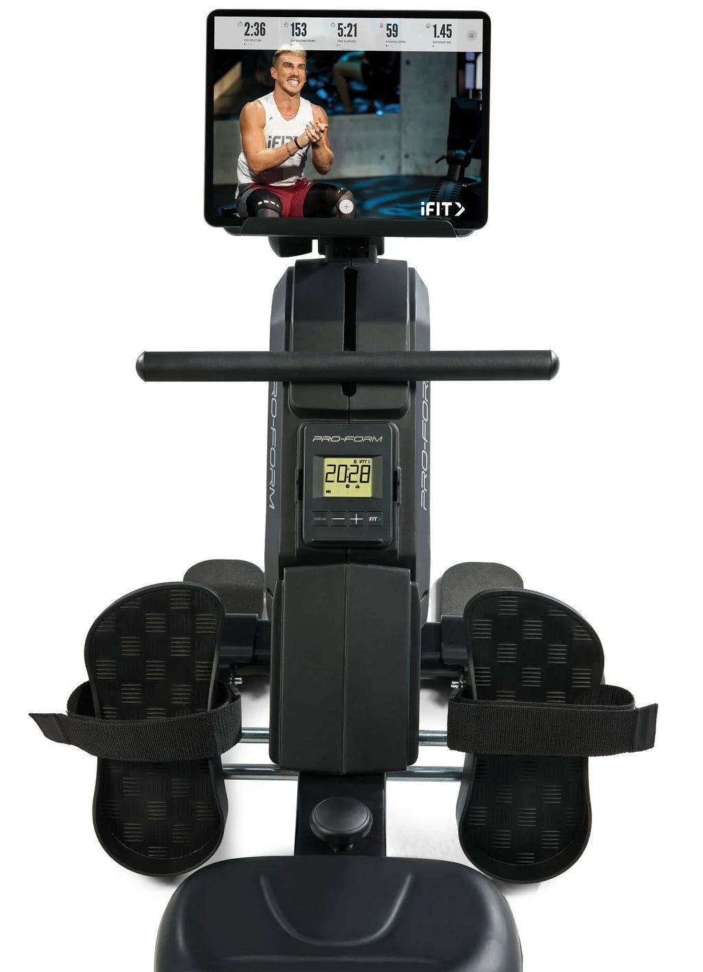 Rower with LCD Display and Tablet Holder I7831