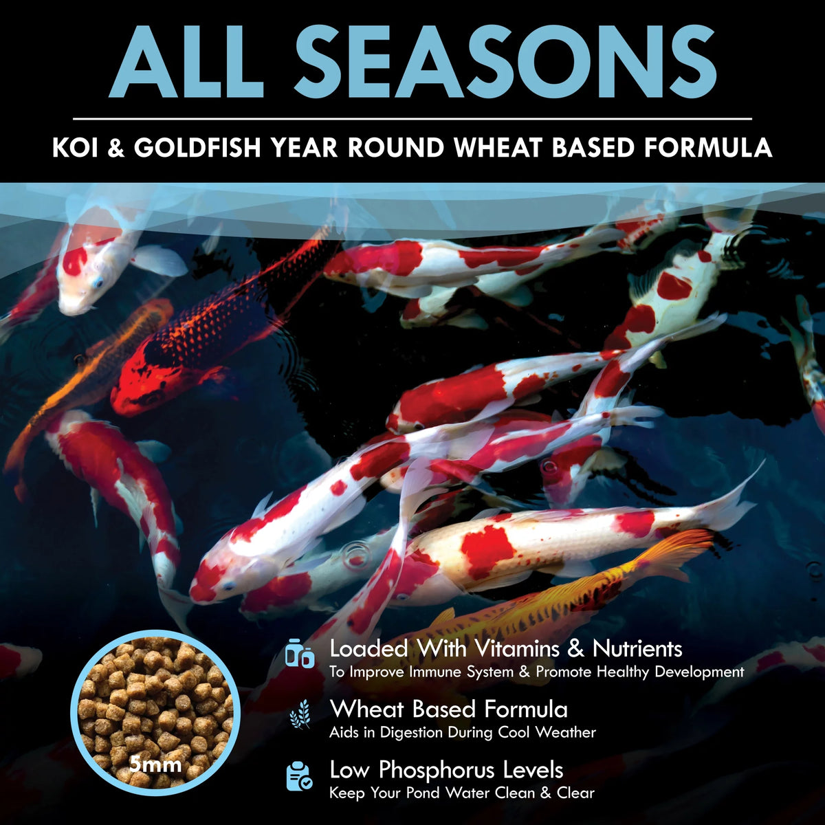 Koi and Goldfish Food 10 lb Bag G97103