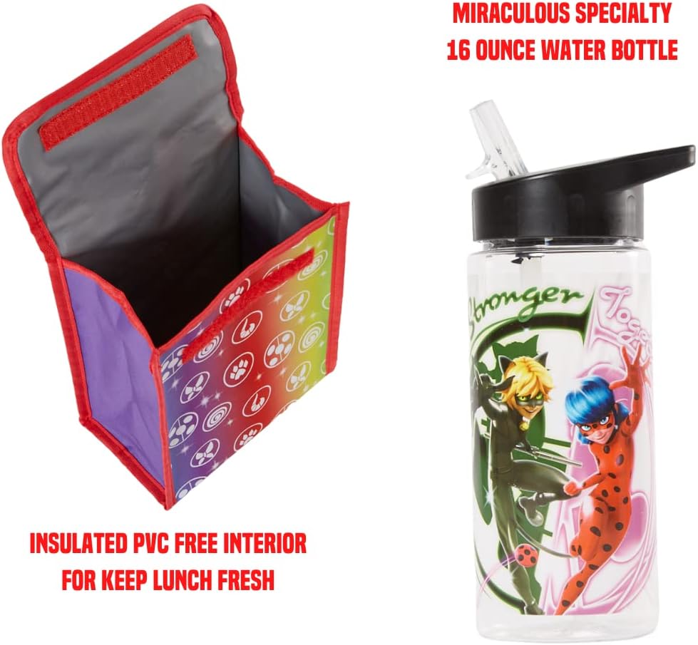 16 inch 5 Piece Backpack Set with Lunch Bag L627464