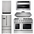 48 Gas Range, Range Hood, Refrigerator, Dishwasher, Microwave V37258