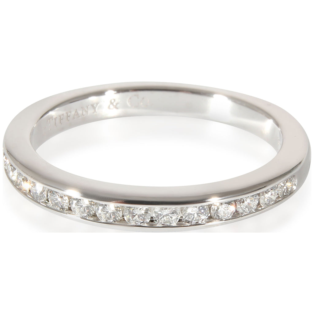 Platinum Wedding Band 0.24 CTW Pre-Owned I48798