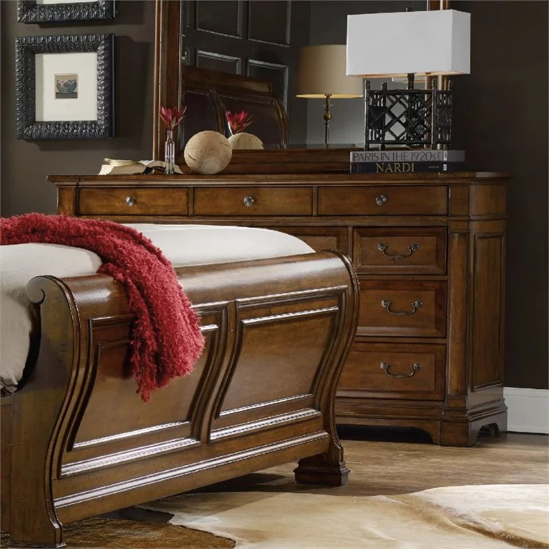 10 Drawer Medium Wood Dresser L853