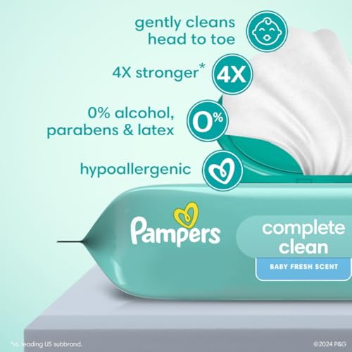 Baby Fresh Scented Wipes, 72 Total P1798