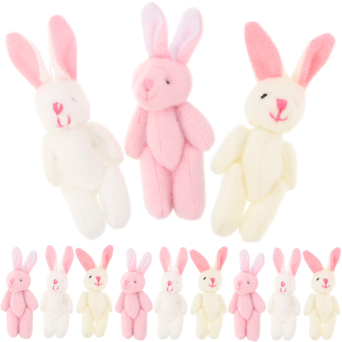 15 Pcs Mini Plush Toy Stuffed Animal Ornament D54165