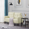 Upholstered Fabric Loveseat Sofa Couch D634