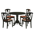 Black 5 Piece Small Kitchen Table & 4 Chairs K485