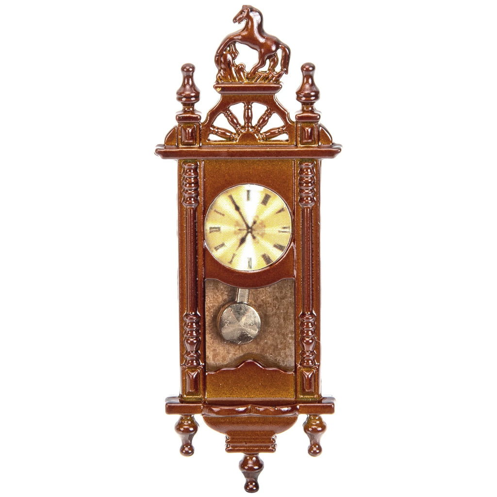 Metal Dollhouse Hanging Clock Toy L523561