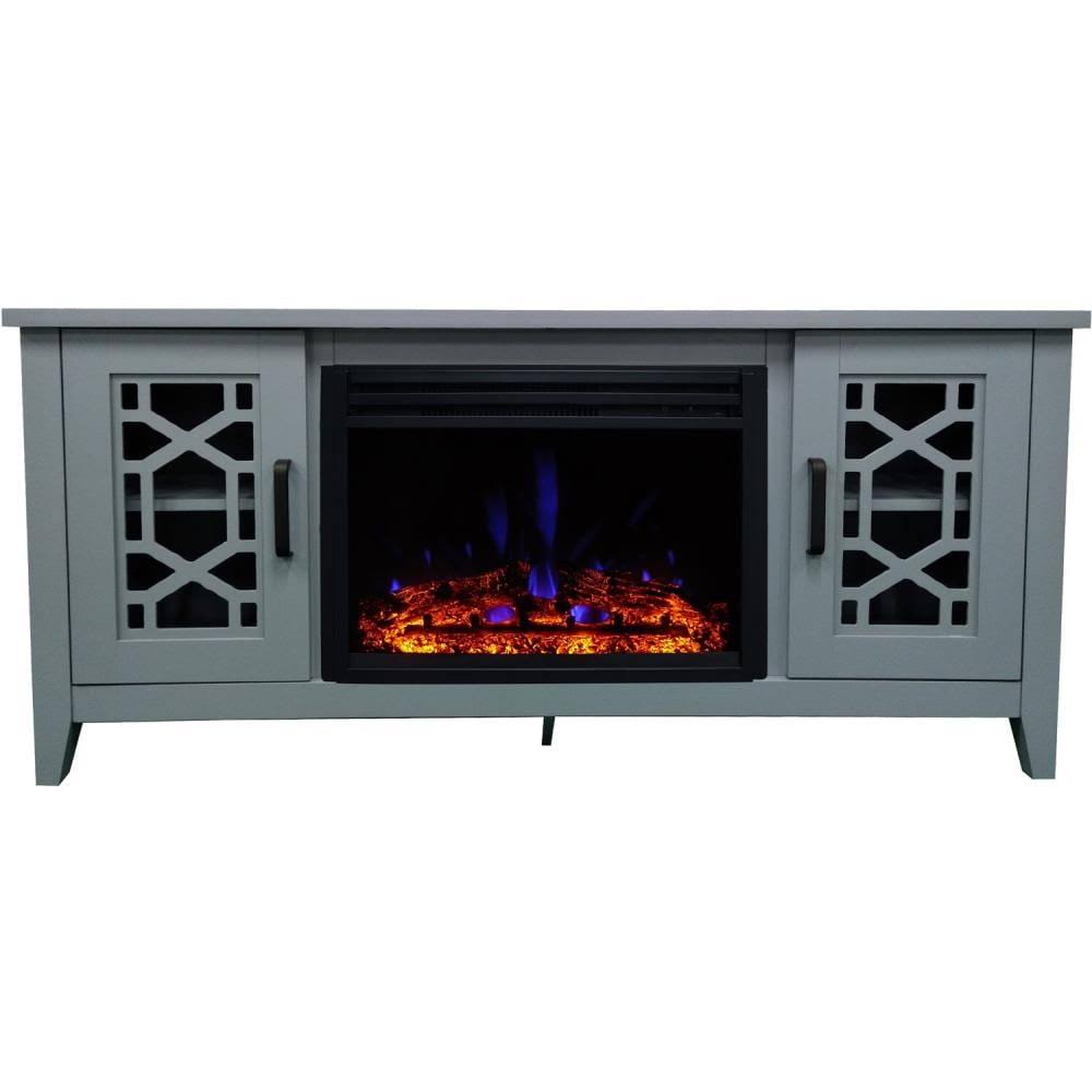 Slate Blue Electric Fireplace T193139