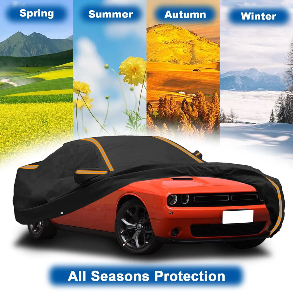 Waterproof 420D PU Car Cover for Dodge Challenger 2015-2023 H499