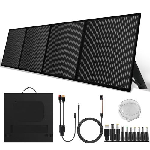 100 Watt 12V Foldable Solar Panel with Adjustable Kickstands A1090