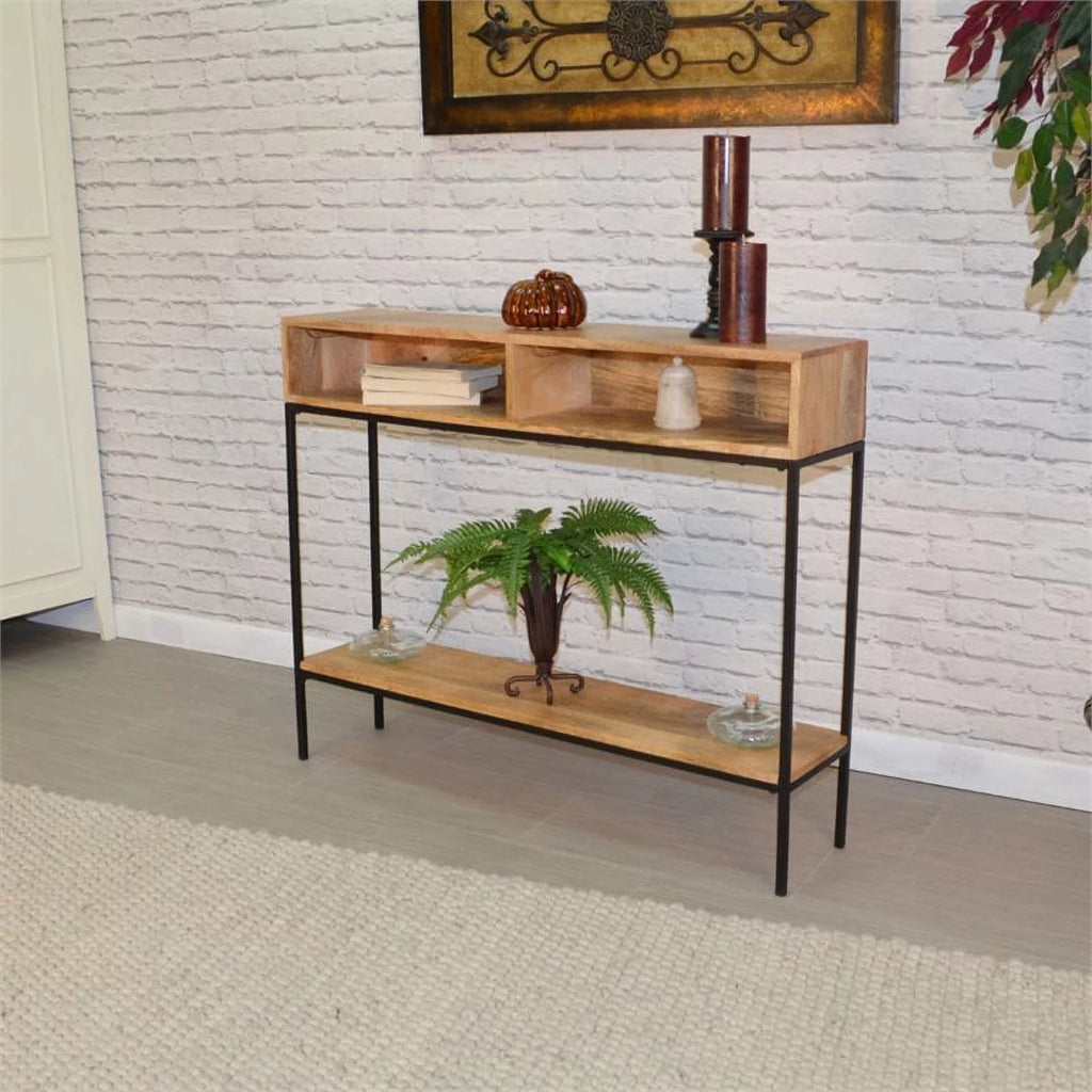 Solid Mango Wood Console Table O224