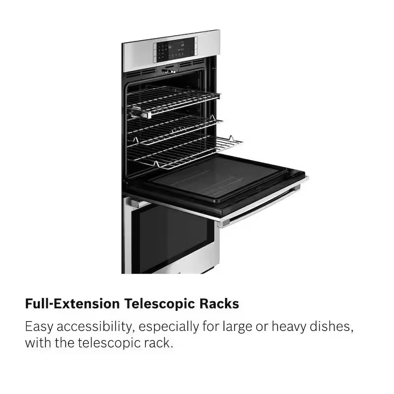 30 in Built-In Electric Convection Wall Oven and Microwave in Stainless Steel C23591