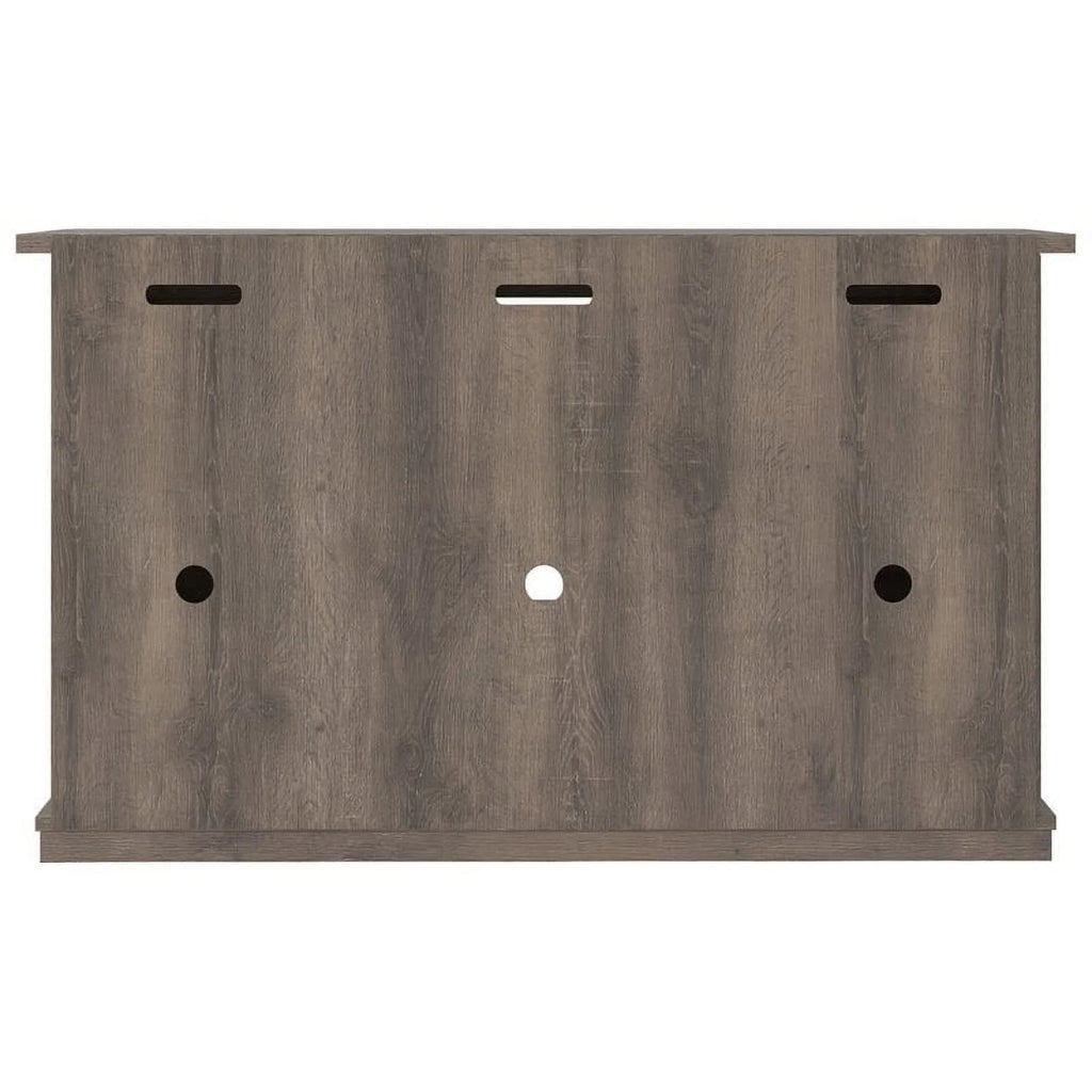 54" Gray Wood TV Stand D3817