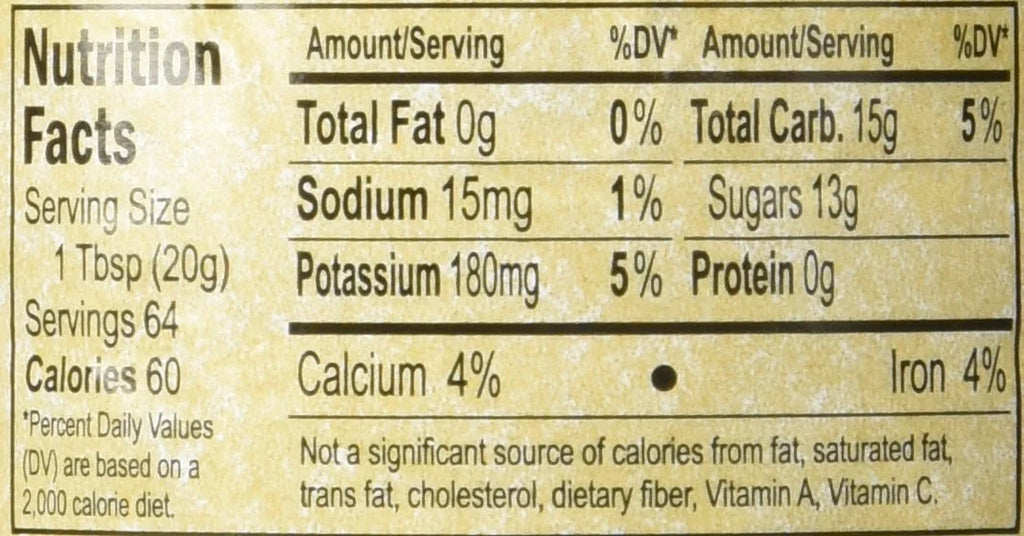 Unsulfured Baking Molasses, 32 Oz. Bottle Case of 12 R5544
