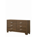 Oak 6-Drawer Composite Wood Dresser Q213