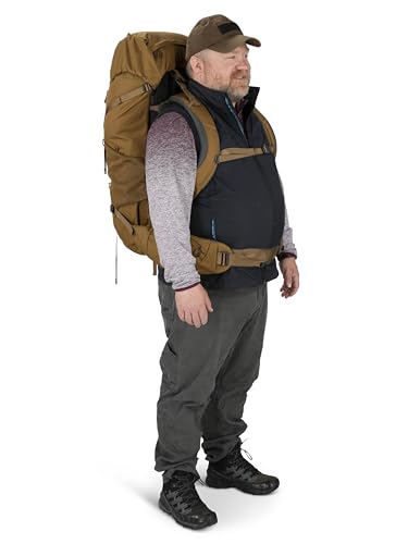 65L Backpacking Backpack, Dark Charcoal/Silver Lining V47240