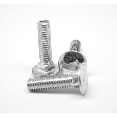 3/4 inch-10 x 4 inch Coarse Thread Grade 5 Carriage Bolt Medium Carbon Steel Zinc Plated Pk 75 Y910