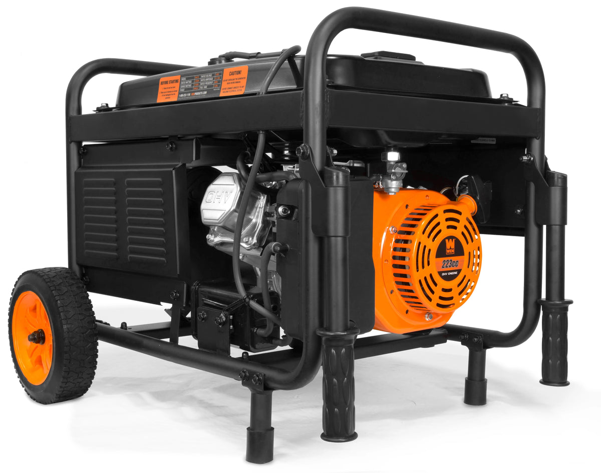 4750-Watt Portable Generator with Electric Start and Wheel Kit S53082