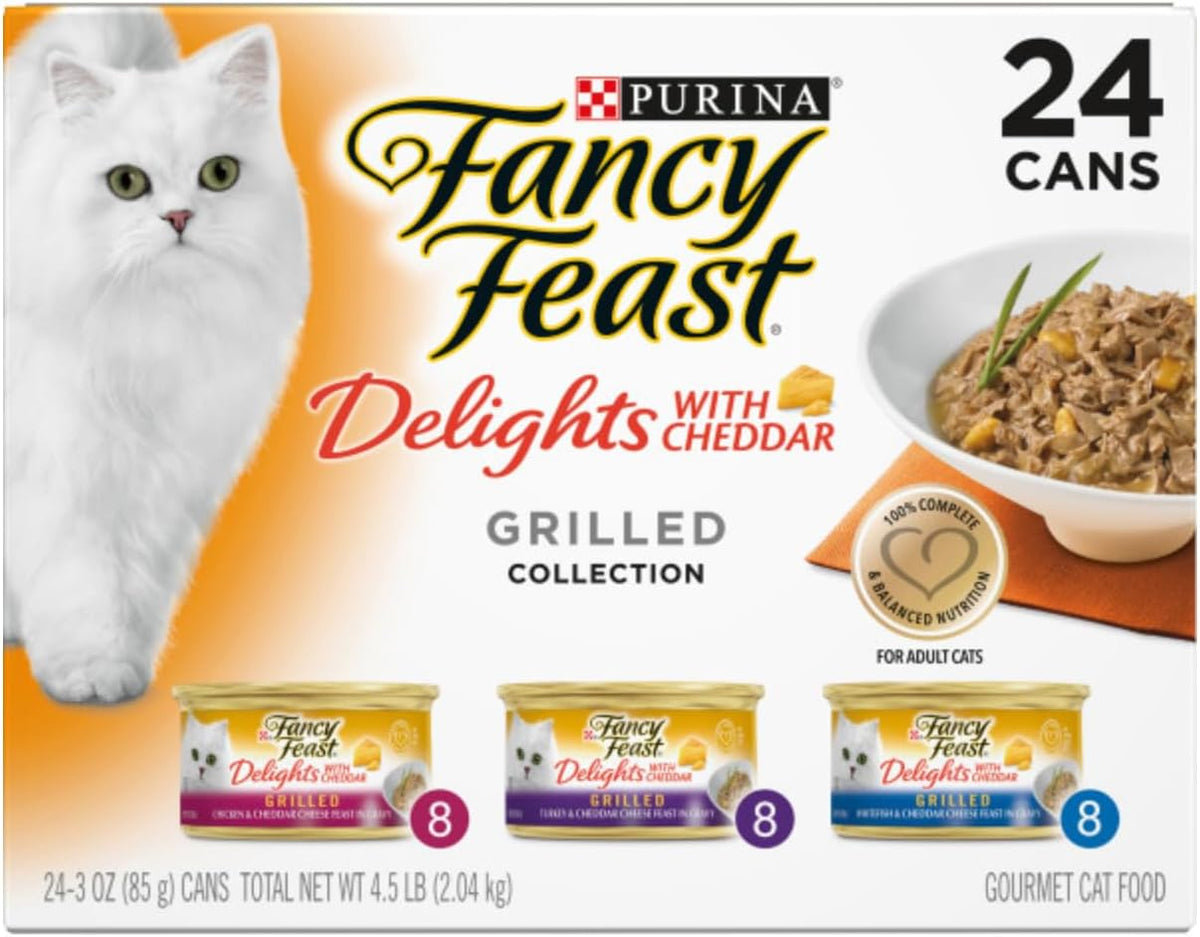 3 OZ Wet Cat Food Variety Pack, 24 CT U546