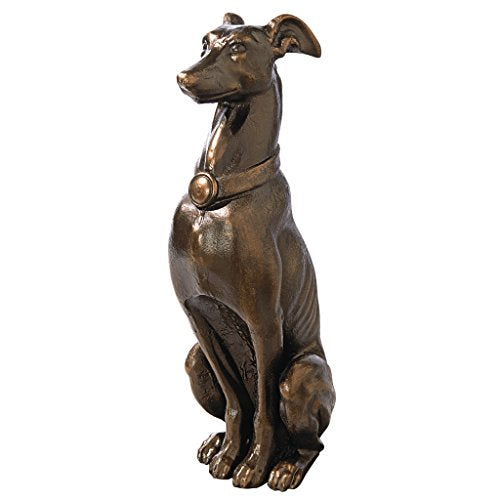 19 Inch Two Tone Stone Dog Statue C3021