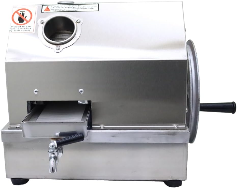 Commercial Sugar Cane Press Juicer Machine with 2 Peeling Knives W4973