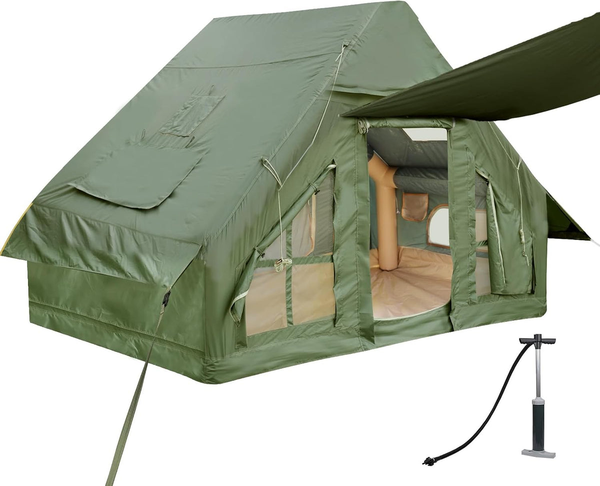 4-6 Person Inflatable Camping Tent with Pump and Stove Jack F81359